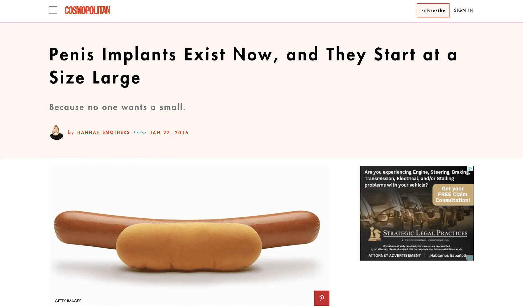 PENIS IMPLANTS EXIST NOW, THEY START AT A SIZE LARGE